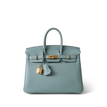 Birkin 25 Bleu Ciel Togo Gold Plated Y Stamp