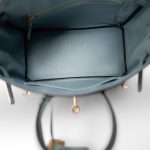 Birkin 25 Bleu Ciel Togo Gold Plated Y Stamp - Image 10
