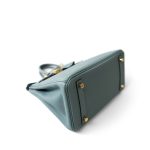Birkin 25 Bleu Ciel Togo Gold Plated Y Stamp - Image 5