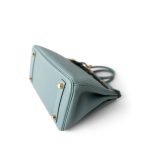 Birkin 25 Bleu Ciel Togo Gold Plated Y Stamp - Image 3