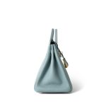 Birkin 25 Bleu Ciel Togo Gold Plated Y Stamp - Image 7