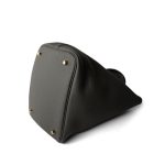 Picotin Lock 22 Gris Meyer Taurillon Clemence Gold Plated U Stamp - Image 6