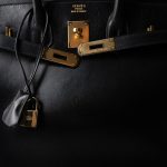 Vintage HAC 32 Black Box Calfskin Gold Plated (Y) Stamp - Image 11